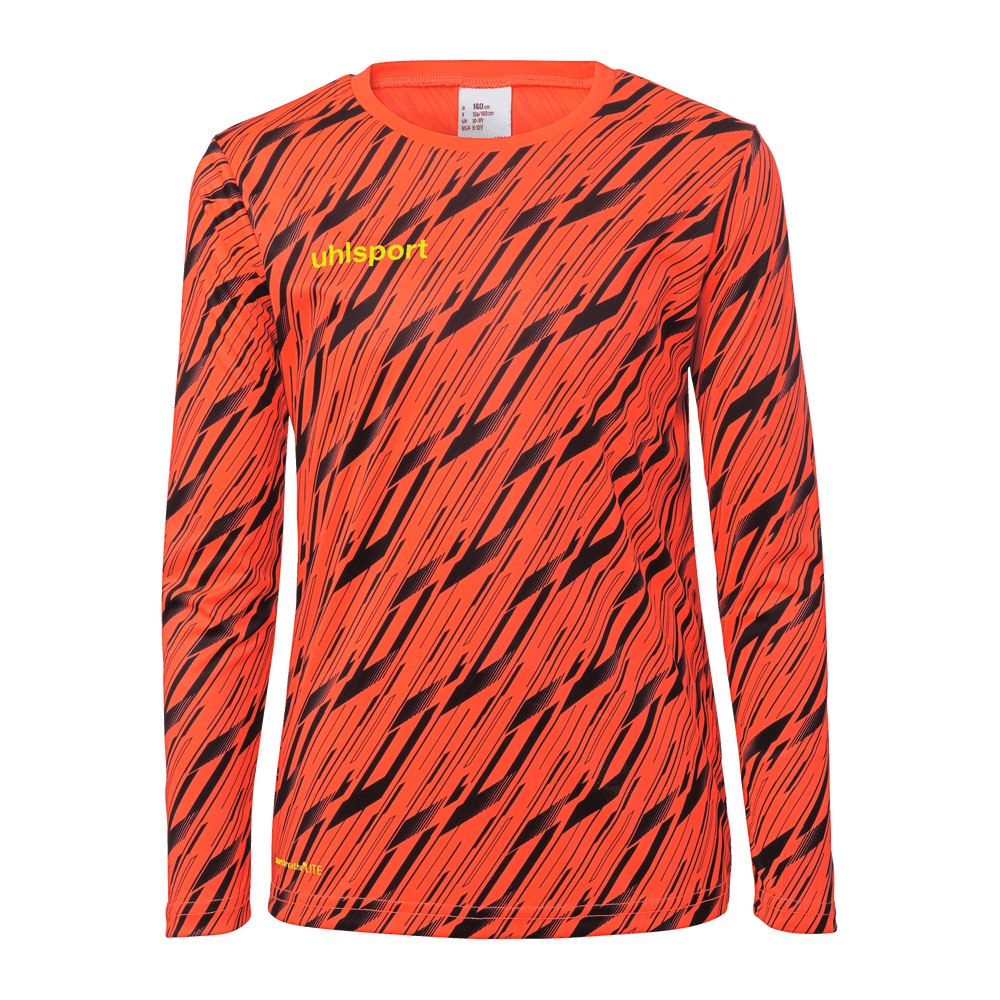 uhlsport Progressive Torwart Set Junior (fluo rot/schwarz/fluo gel)