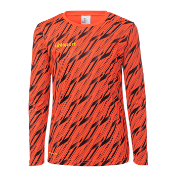 uhlsport Progressive Torwart Set Junior (fluo rot/schwarz/fluo gel)