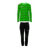 uhlsport Progressive Torwart Set Junior (fluo grün/schwarz)