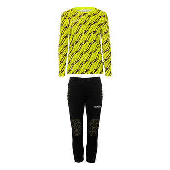 UHLSPORT Progressive Torwart Set Junior Kind Gelb