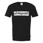 UHLSPORT Essential Promo T-Shirt Herren Schwarz