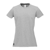 uhlsport ID T-Shirt Damen (dark grau melange)