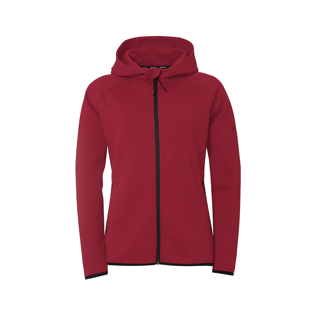 UHLSPORT Id Kapuzenjacke Damen Damen Dunkelrot