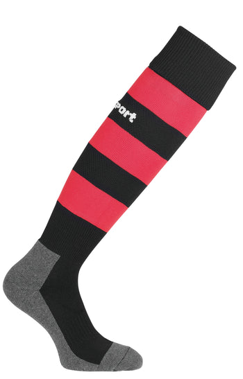 uhlsport Team Pro Essential Stripe Socks (schwarz/rot)