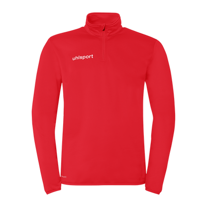 uhlsport Essential 1/4 Zip Top Kind (rot/weiß)