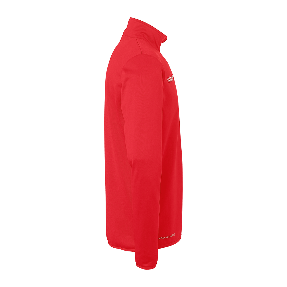 uhlsport Essential 1/4 Zip Top Kind (rot/weiß)