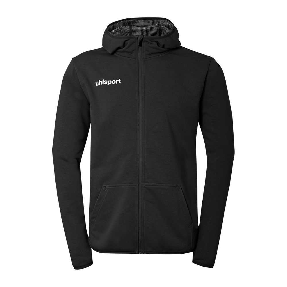 uhlsport Essential Kapuzenjacke (schwarz)