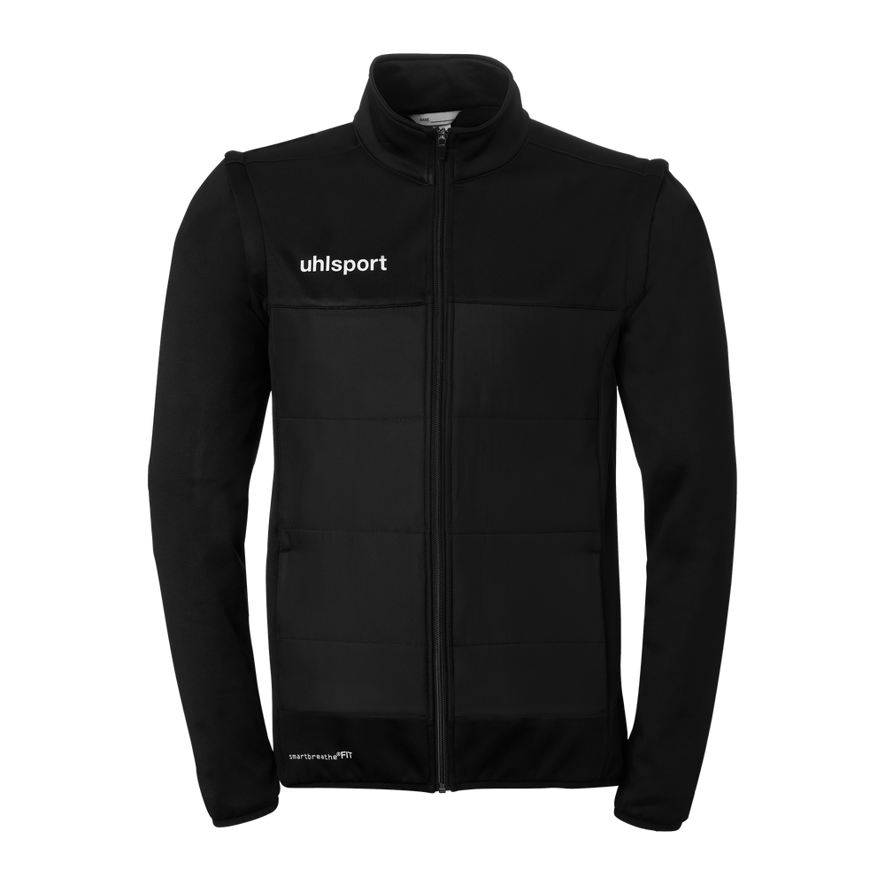 uhlsport Essential Multijacke m. abn. Ärmeln (schwarz/weiß)