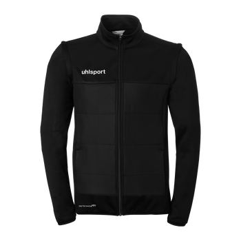 uhlsport Essential Multijacke m. abn. Ärmeln (schwarz/weiß)