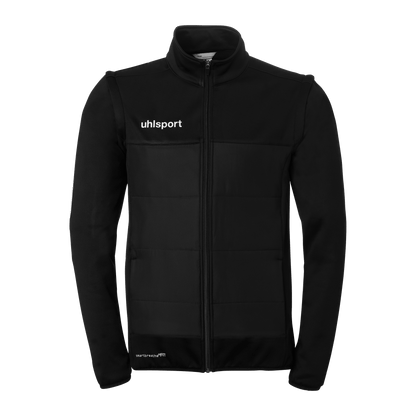 uhlsport Essential Multijacke m. abn. Ärmeln (schwarz/weiß)