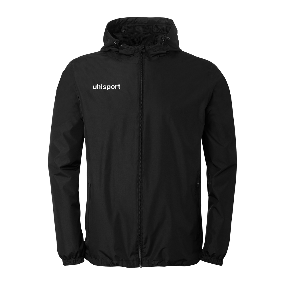 uhlsport Essential Regenjacke (schwarz/weiß)