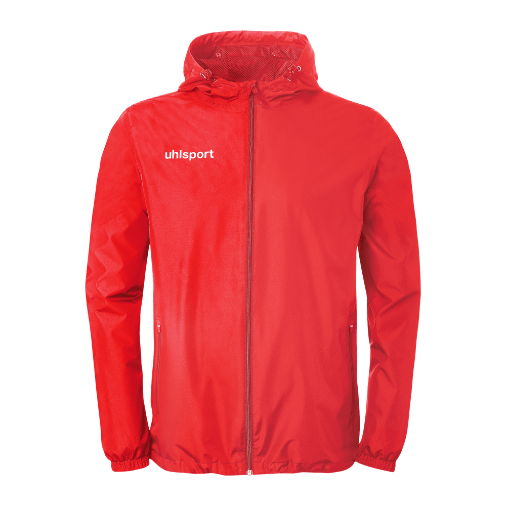 uhlsport Essential Regenjacke (rot/weiß)