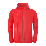 uhlsport Essential Regenjacke (rot/weiß)