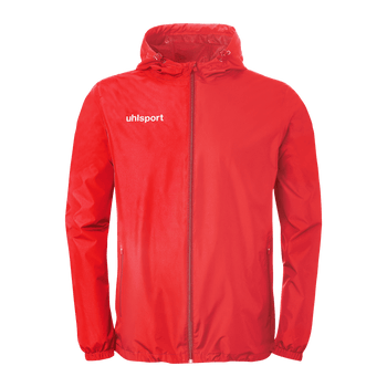 uhlsport Essential Regenjacke (rot/weiß)