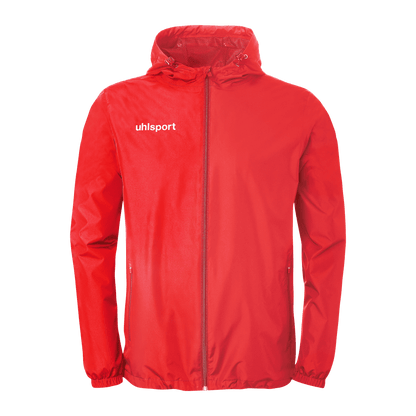 uhlsport Essential Regenjacke (rot/weiß)