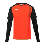 uhlsport Impulse Torwart Shirt (fluo rot/schwarz)