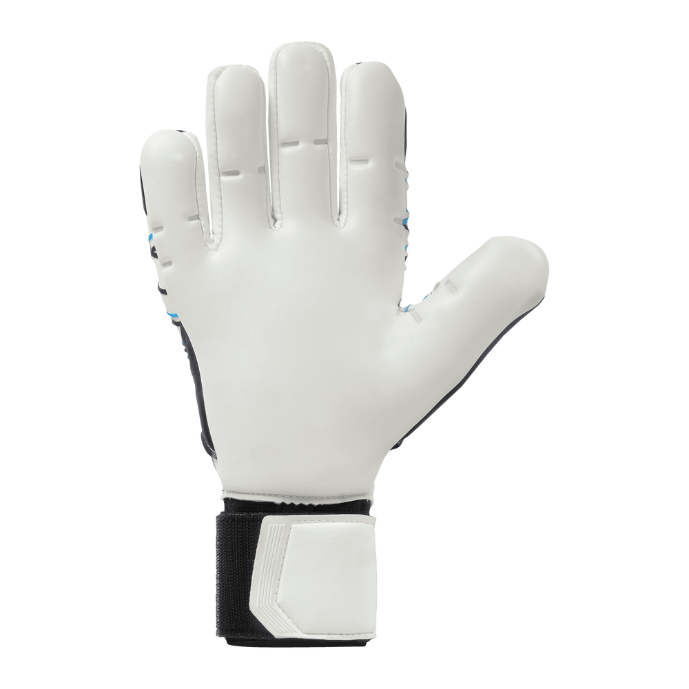 uhlsport Absolutgrip Tight HN (weiß/schwarz/fluo blau)