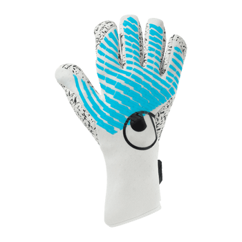 uhlsport FM Cybertec Supergrip+ Finger Surround (weiß/cyberblau/schwarz)