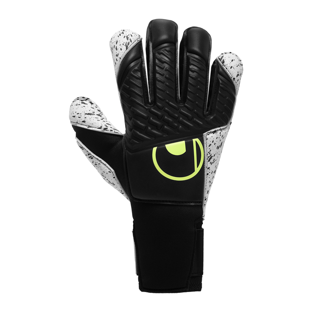 uhlsport FM Supergrip+ Flex Frame Carbon (schwarz/fluo gelb)