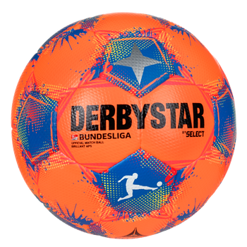 DERBYSTAR 2. Bundesliga Brillant APS High Visible v25 (orange/blau)