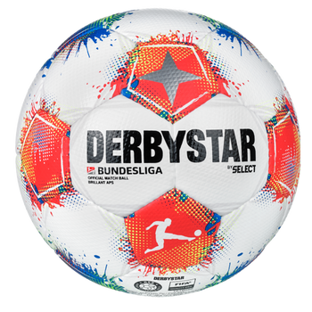DERBYSTAR 2. Bundesliga Brillant APS v25 (weiss/blau/rot)