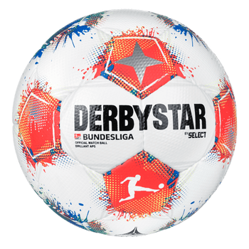 DERBYSTAR 2. Bundesliga Brillant APS v25 (weiss/blau/rot)