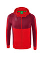 ERIMA Six Wings Trainingsjacke mit Kapuze Kinder Rot