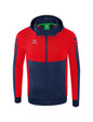 ERIMA Six Wings Trainingsjacke mit Kapuze Kinder Blau