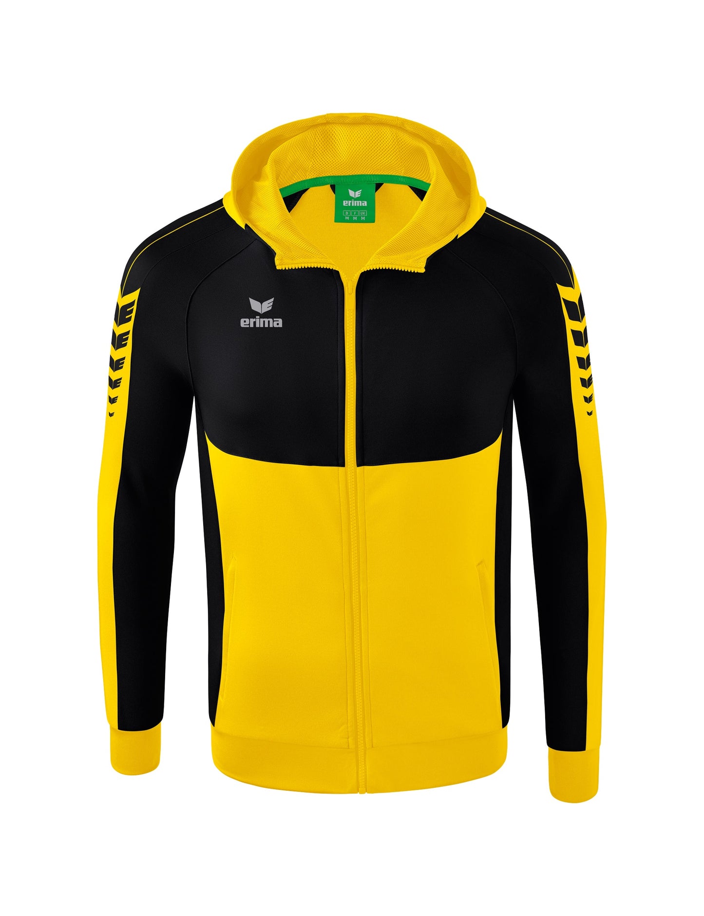 ERIMA Six Wings Trainingsjacke mit Kapuze Unisex Gelb