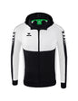ERIMA Six Wings Trainingsjacke mit Kapuze Kinder Schwarz