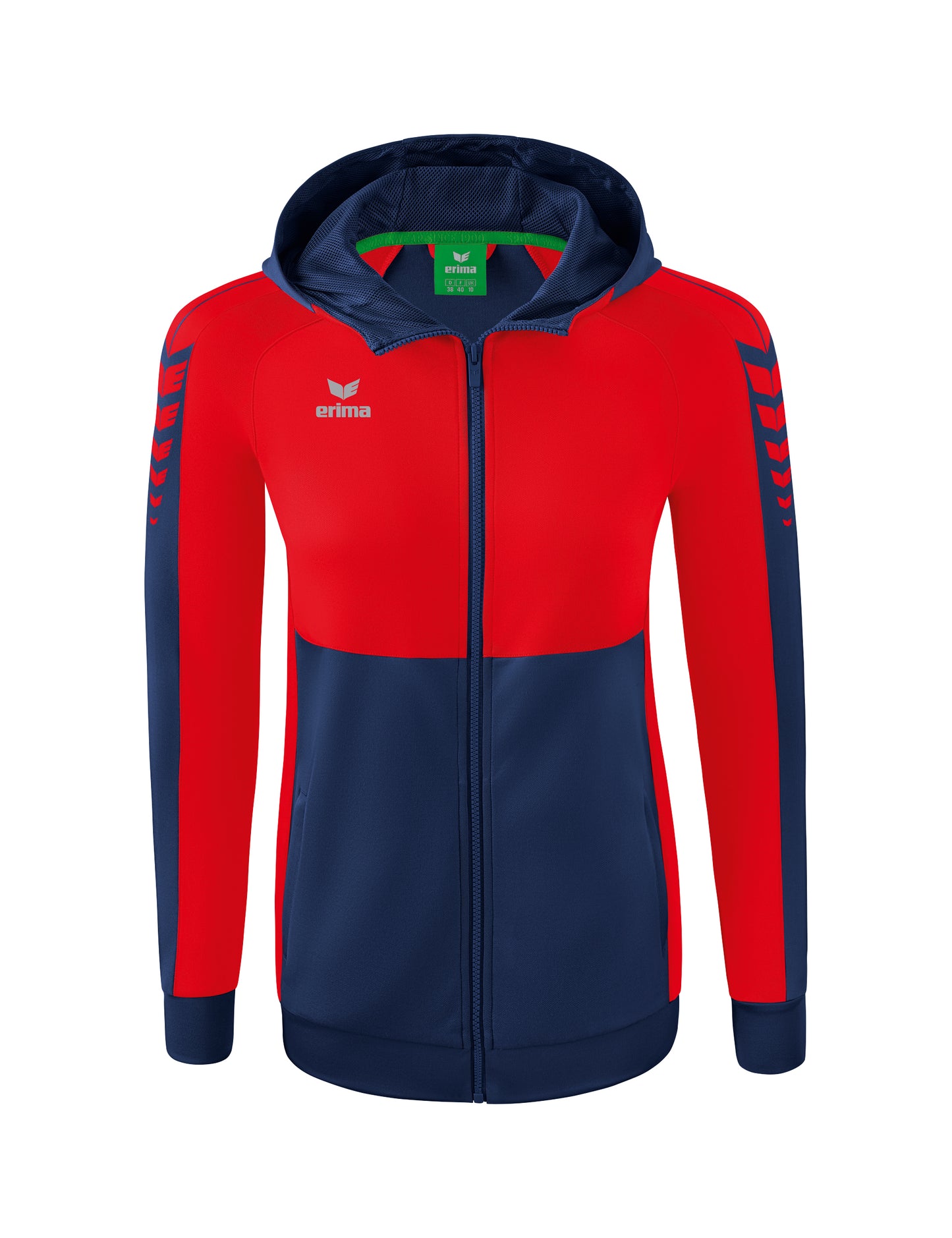 ERIMA Six Wings Trainingsjacke mit Kapuze Damen Blau