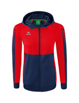 ERIMA Six Wings Trainingsjacke mit Kapuze Damen Blau