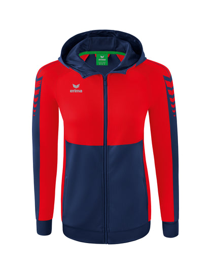 ERIMA Six Wings Trainingsjacke mit Kapuze Damen Blau