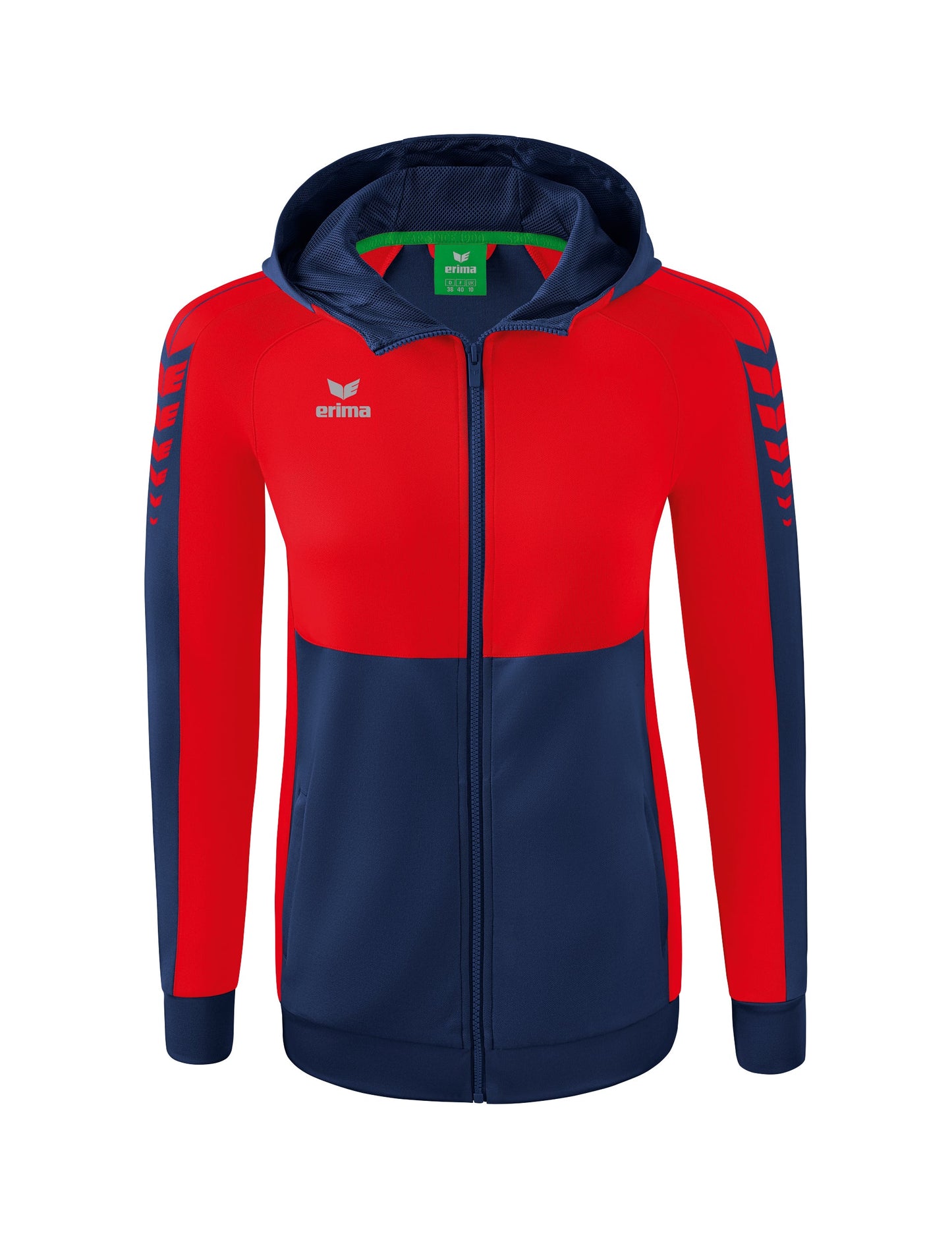 ERIMA Six Wings Trainingsjacke mit Kapuze Damen Blau