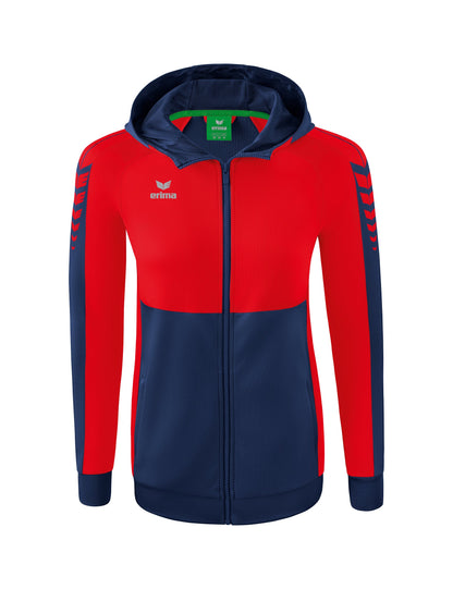 ERIMA Six Wings Trainingsjacke mit Kapuze Damen Blau