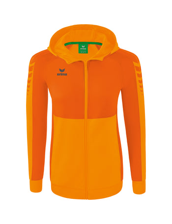 ERIMA Six Wings Trainingsjacke mit Kapuze Damen Orange