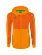 ERIMA Six Wings Trainingsjacke mit Kapuze Damen Orange