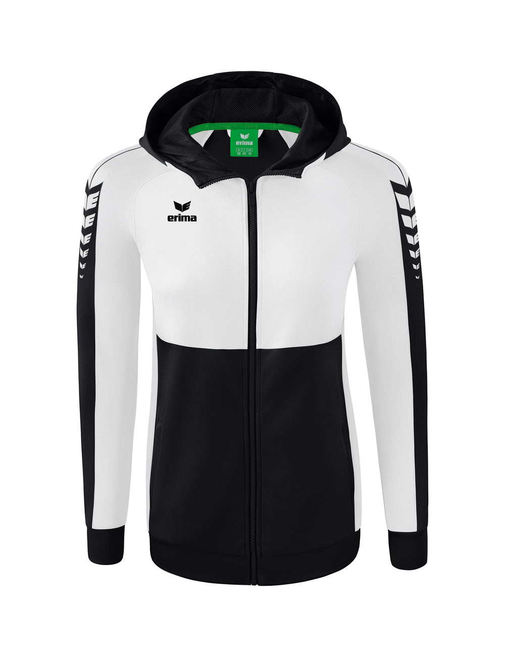 ERIMA Six Wings Trainingsjacke mit Kapuze Damen Schwarz