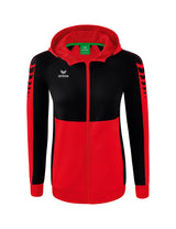 ERIMA Six Wings Trainingsjacke mit Kapuze Damen Rot