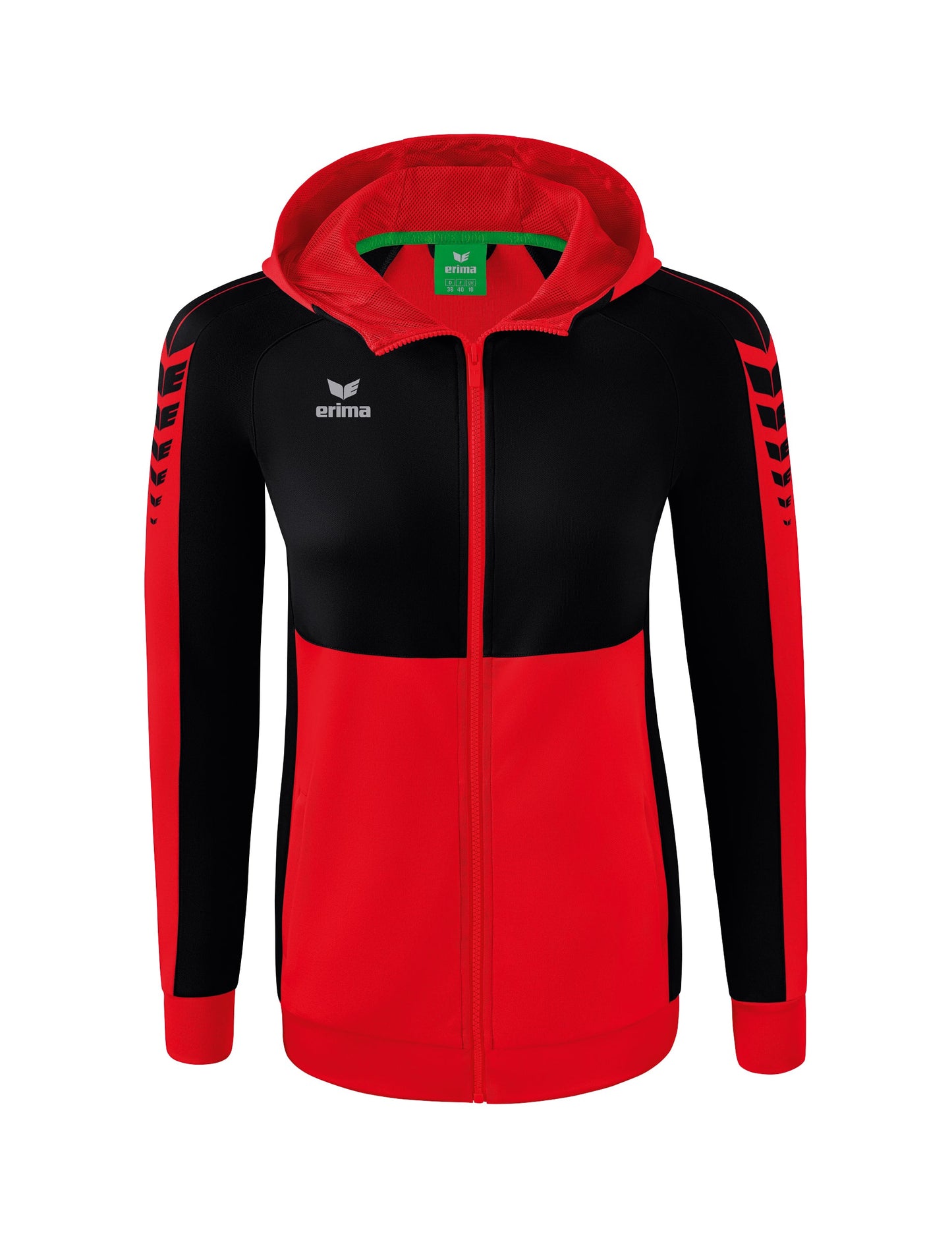 ERIMA Six Wings Trainingsjacke mit Kapuze Damen Rot