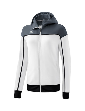 ERIMA CHANGE Trainingsjacke mit Kapuze Damen Weiß