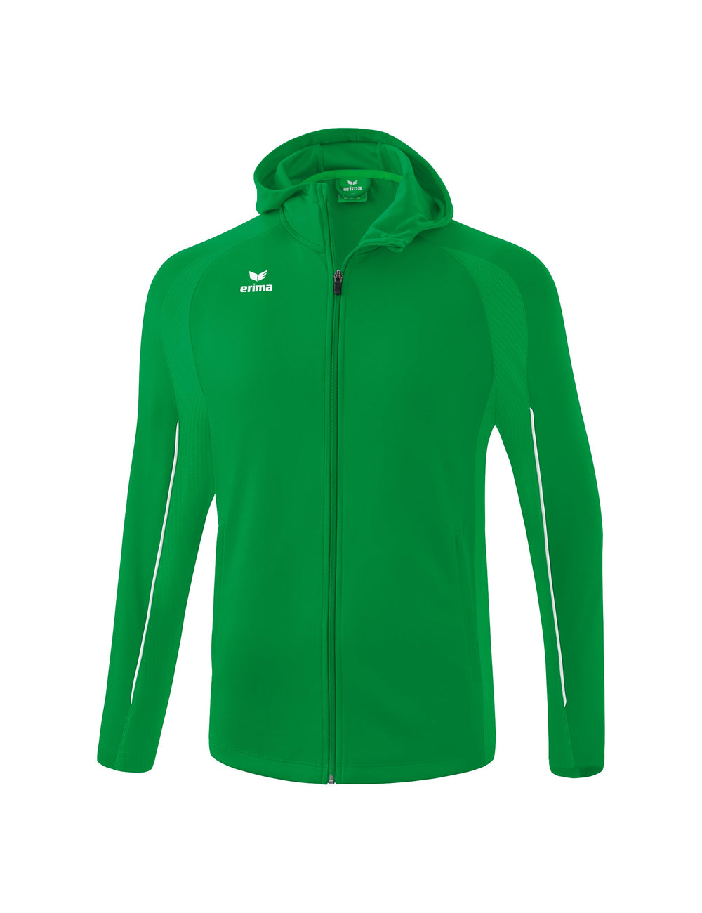 ERIMA LIGA STAR Trainingsjacke mit Kapuze (smaragd/weiß)