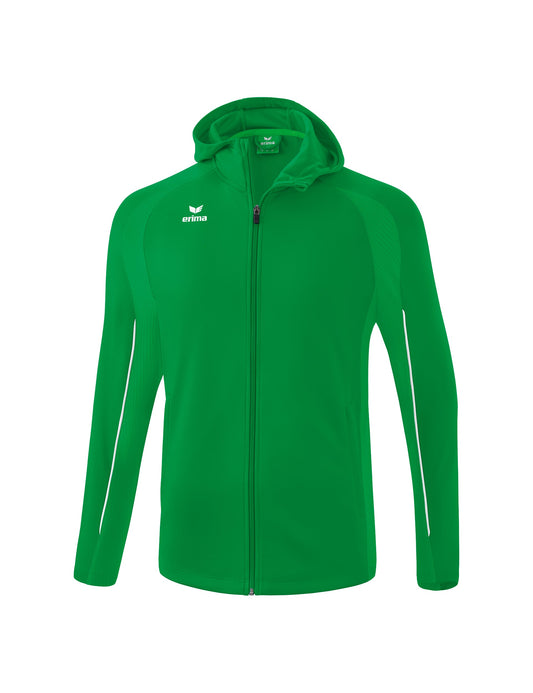 ERIMA LIGA STAR Trainingsjacke mit Kapuze (smaragd/weiß)