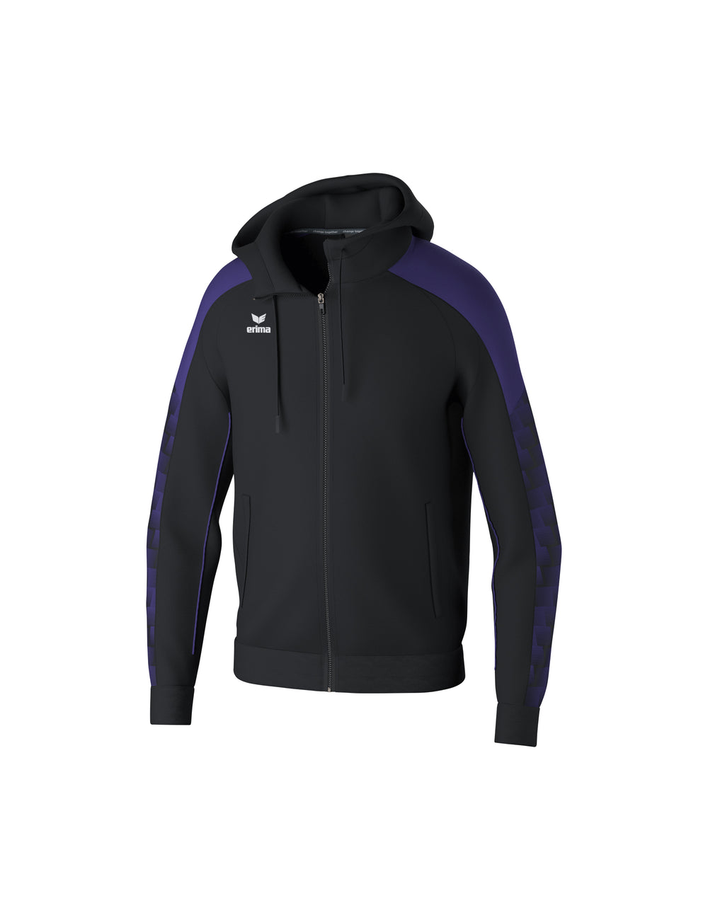ERIMA EVO STAR Trainingsjacke mit Kapuze Kinder Schwarz