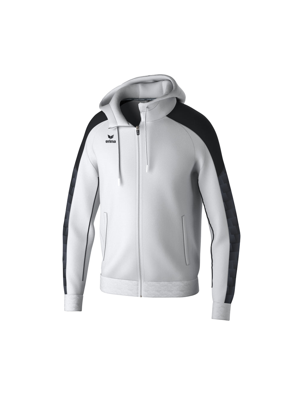 ERIMA EVO STAR Trainingsjacke mit Kapuze Kinder Weiß