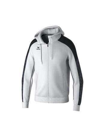 ERIMA EVO STAR Trainingsjacke mit Kapuze Unisex Weiß