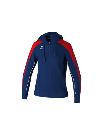 ERIMA EVO STAR Trainingsjacke mit Kapuze Damen Blau