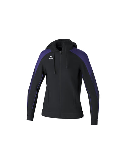 ERIMA EVO STAR Trainingsjacke mit Kapuze Damen Schwarz