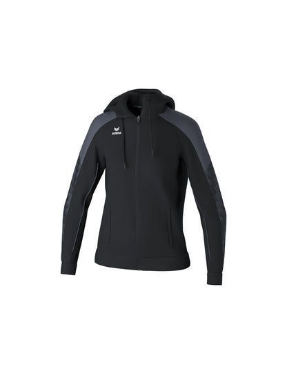 ERIMA EVO STAR Trainingsjacke mit Kapuze Damen Schwarz