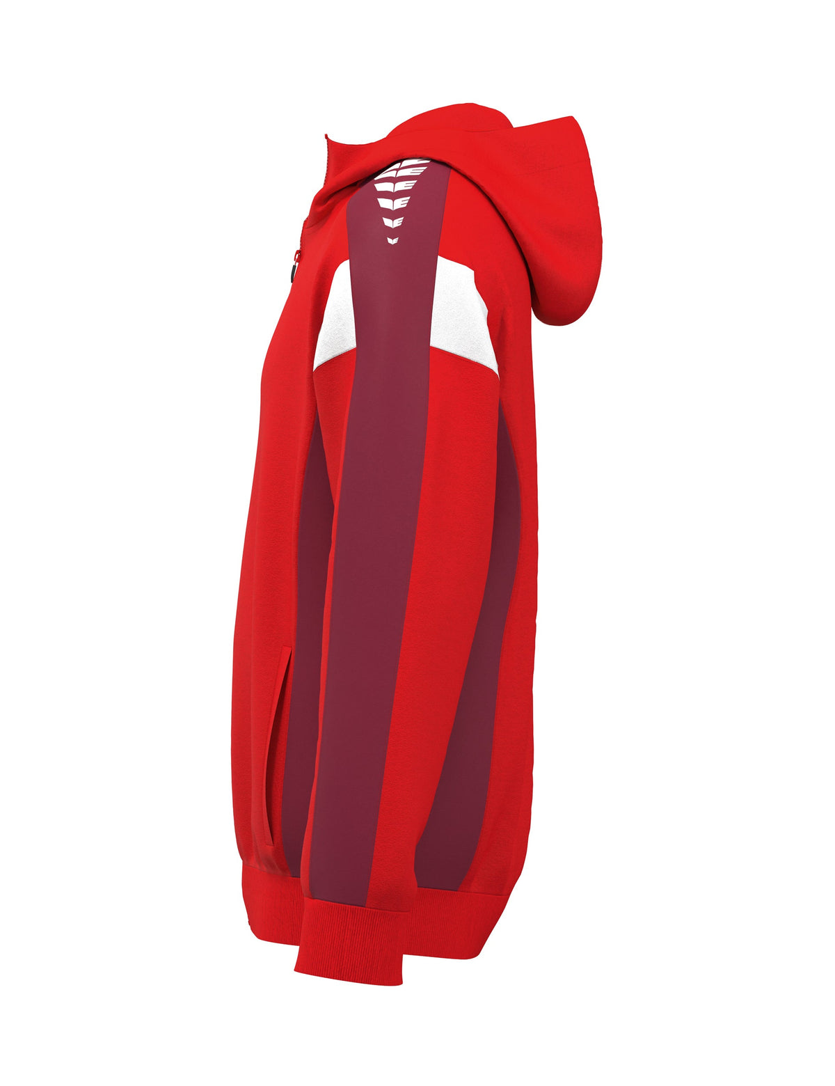 ERIMA CELEBRATE 125 Training Jacket with hood (rot/new bordeaux)